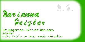 marianna heizler business card